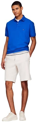 Image of Tommy Hilfiger Men's Short Sleeve Cotton Pique Polo Shirt in Regular Fit 2024 Collection