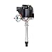 A-Team Performance HEI V6 Distributor Complete 65K Coil Carburetor Conversion - Black Cap & One-Wire Installation - Compatible with Chevrolet, GM & GMC 4.3L V6 VORTEC 262 - Chrome-Moly Gear