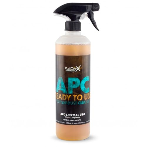FULLCARX APC Listo al Uso 750ml Limpiador Multiusos Coche, Preparado para Usar, Apto para Cualquier Superficie Carrocería Llantas Interior Textil Todo en Uno, Producto Limpieza Detailing Profesional