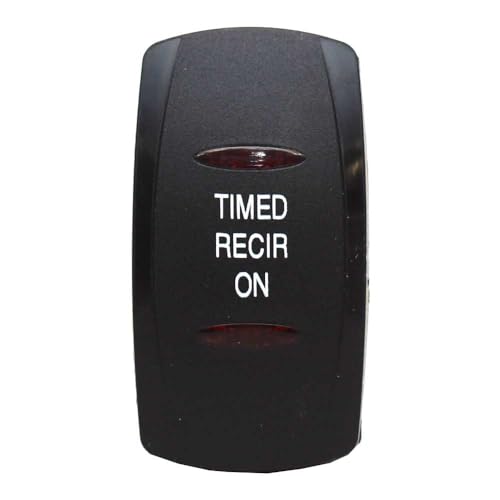 Boat Rocker Marine Switch | On/Off/On Timed Recirc 12V