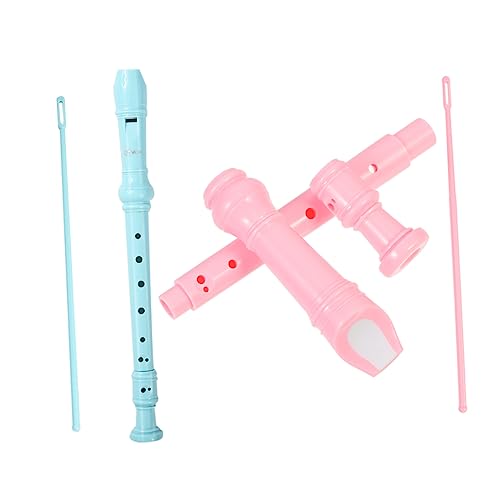 ERINGOGO 1Set Treble Recorder High Pitch Flute for Beginners Music Lessons and Durable Material