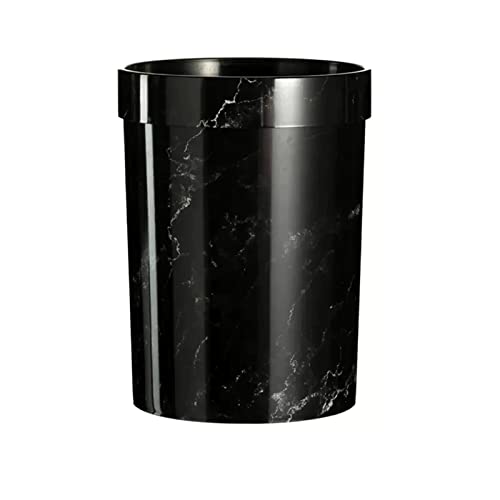 Poubelle 12L sans couvercle avec anneau de fixation pour sac noir