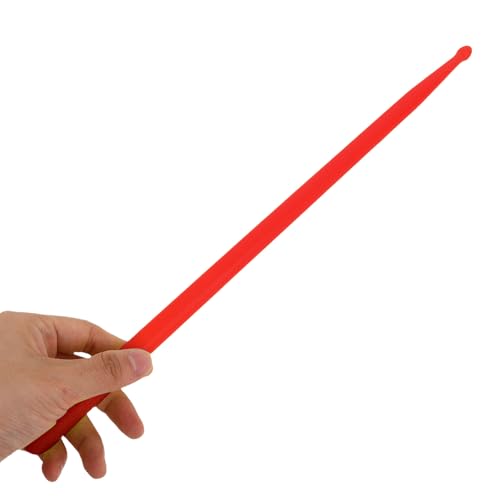 Set de Baquetas Plásticas con Mango Antideslizante Rojo miniatura 4