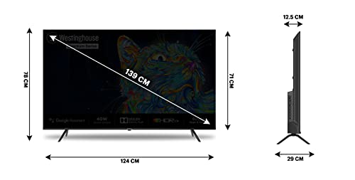 Image of Westinghouse 139 cm (55 inches) Quantum Series 4K Ultra HD Smart Certified Android LED TV WH55PU80 (Black)