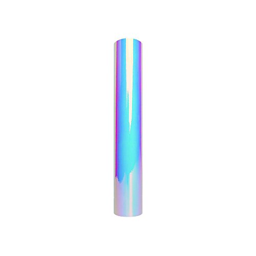 Rollo de vinilo adhesivo cromo holográfico blanco de Opal 30.5x122cm (1x4ft) para la decoración Cover