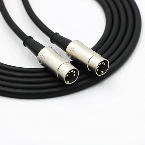 Image of Premium Replacement Speaker Link Cable for Edifier S1000MKII /S2000MKIII /S350DB / S360DB | 5-Core Primary-Secondary Audio Wire | shielded audio interconnect | Metal Alloy Plugs Hi-Fi Cable (32.8ft /10m)