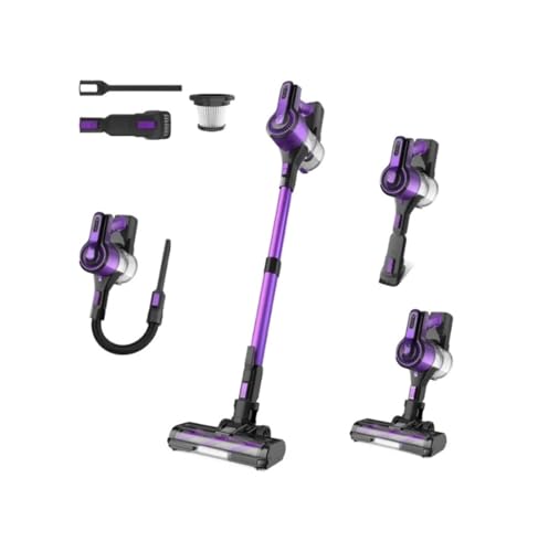 AHGDFJLH 30KPa Powerful Suction 8-in-1 Stick Vacuum, Compatible with Poweart V870 Cordless Vacuum CleanerUp to 45min Runtime for Hardwood Floor, Home & Car Cleaning(V870 Purple,US)