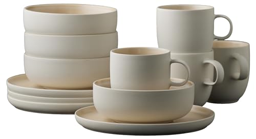 Studio Round North Steingut Geschirr Set für Brunch/Frühstück...