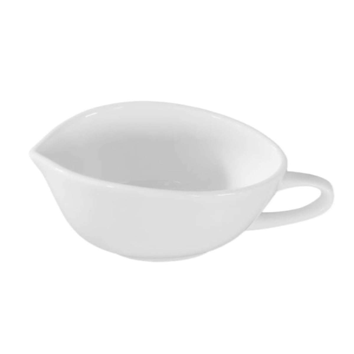 Sauciere Soßenkanne Sauciere Sauciere Bone China Weiß Geschirr Gewürzschüssel Sauciere Saucen Behälter