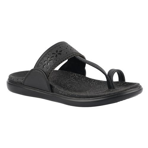 Image of Medifeet Women's Orthopedic Toe-Ring Sandals | Soft Cushioned Slip-On Comfort Slippers | Anti-Skid, Arch Support