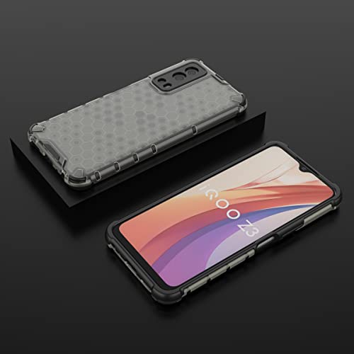 Image of Glasgow Back Case Cover Compatible with IQOO Z3 5G (Stylish Design) - Black