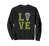 Lacrosse T-Shirt für Mädchen Love with LAX Stick Head Geschenk Sweatshirt