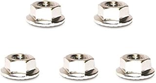 Integy RC Model SQ-SGE-04SS Square R/C M4 Aluminum Serrated Wheel Nuts (Silver) 4 pcs.