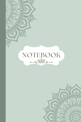 Mandalas Super Cute Green Composition Notebook - for kids, women, teens, adults, memories, school, work, travel, Chaos Coordinator journal 6x9 inches ... Creative Companion for Doodlers and Dreamers