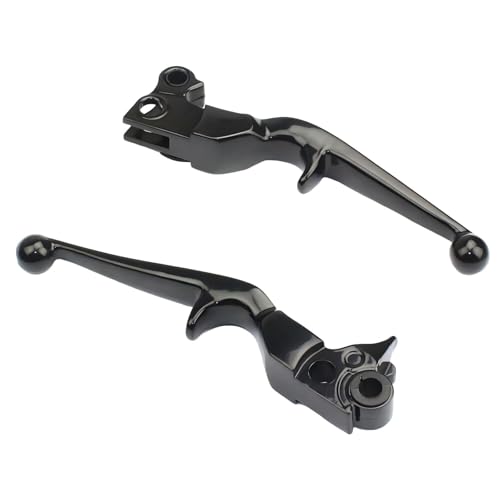 Palancas de embrague de moto negras para Harley Davidson XL883 Sportster y Softail Tour 6