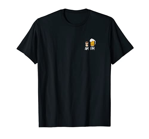 AM Coffee PM Beer Shirt I Amanti della birra Maglietta