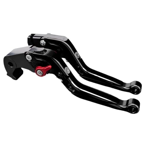 のために ホンダCB500X CB 500X クラッチレバー ブレーキレバーセット 調整可能 折りたたみハンドルレバー オートバイアクセサリーパーツ(Black red)