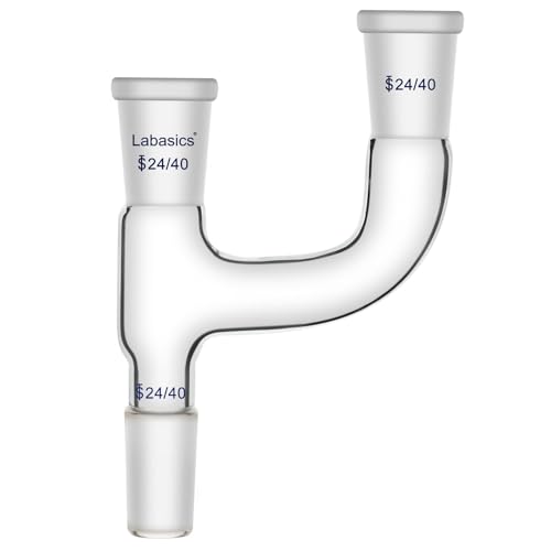 Adaptateur de distillation Claisen 3 voies Labasics avec joints 24/40 pour verrerie de chimie