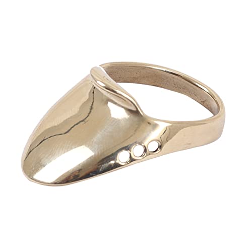 CORHAD Convenient Brass Wrench for Archery Durable Ring Set Thumb Draw Ring Archery Finger Protection