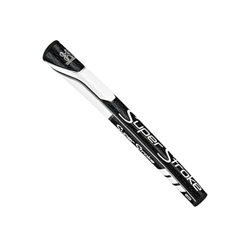 SuperStroke 1.0PT Golf Putter Grip, Black/Gray