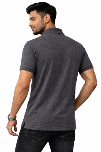 Image of Men's Polo T-Shirt | Breathable, Moisture-Wicking, Soft & Lightweight | Regular Fit Casual & Travel Wear