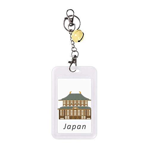 Funda de tarjeta de crédito antidesgaste diseño de templo de Japón