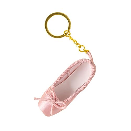 LUOFANG Mini Chaussures de Ballet Porte clés Chaussures de Pointe Porte clés à la Main breloque de Chaussure de Pointe Sac Pendentif Cadeau pour Les Amateurs de Danse