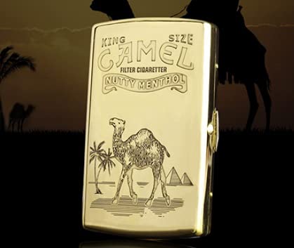 12 Pure Copper Cigarette Bag Camel Portable Anti-Printing Old Fashioned  Retro Constantine Custom Version By High-end Cigarette Case : Amazon.se:  Everything Else