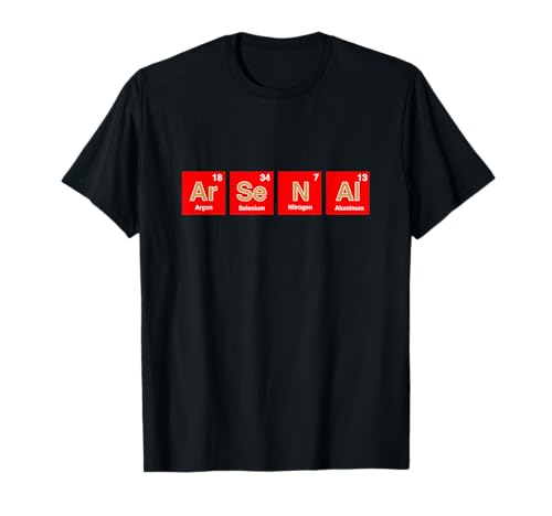 Arsenal Ar Se N Al Tabla Periódica UK Town Camiseta