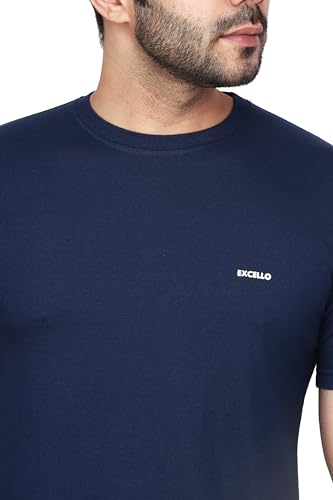 Image of EXCELLO Men's 100% Pure Cotton T-Shirt || Super Soft, Breathable, Premium Material.