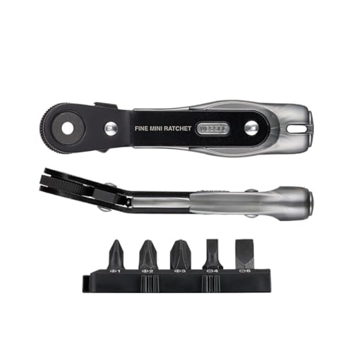 Vessel TD-24B Ultra Thin Fine Mini Ratchet Screwdriver Vent Type with 5 Bits