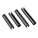 M6 Split Spring Pins - Black Carbon Steel Slotted Dowel Fasteners for Industrial and DIY Applications(M6x25mmx10pcs)