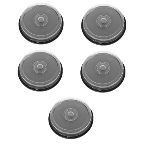 VILLCASE 5 Piezas Caja de Almacenamiento para Cd y Dvd de Resistente Cubo Vacío para Discos Organizador Portátil y Protección contra Arañazos para Uso Doméstico y