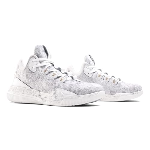 Mens Sniper Basketball Shoes - Flexible Full Grain Leather and Air Mesh Low Top Basketball Shoes for Men2
