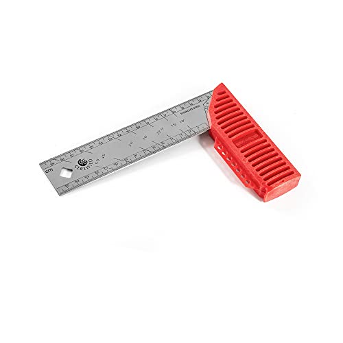 Kapro - 309 Ledgend Try & Mitre Square - With Stainless Steel Blade & Polycast Handle - Features Beveling Angle Markings, Hands-Free Ledge, Inch And Centimeter Gradations - 12 Inch #TOP5