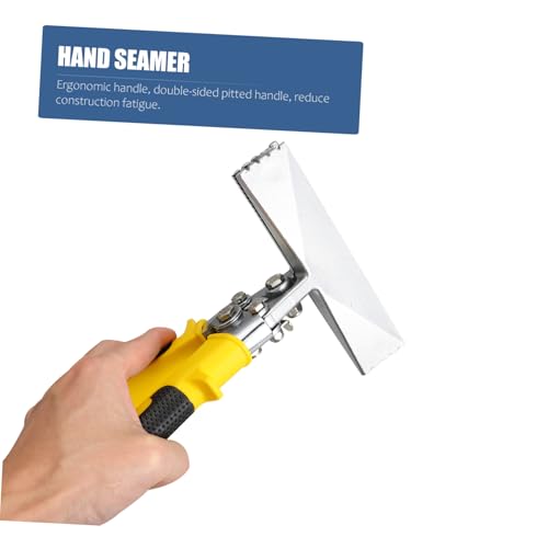 Alicate doblador de chapa para instalar y sellar conductos de aire en reformas 7
