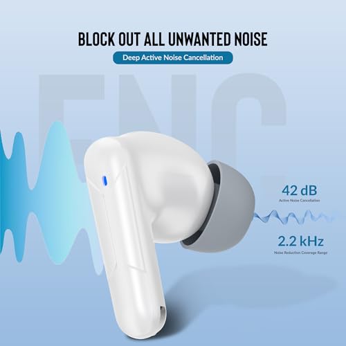 Image of AROMA TWS6 Sync V5.4 Upto 55Hr Playtime*, ENC, Dual Paring, Fast Charging, Heavy Bass Bluetooth