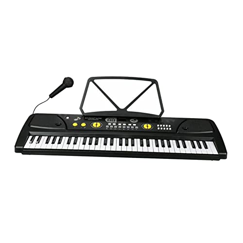JIREOU Clavier électronique Musical 61 clés clés claviers Mini Enfants numériques de Piano Stand de Musique Convient à l’enseignement de Noël - Les Beatles, Paul McCartney, John Lennon, RIngo Starr, George Harrison JIREOU Clavier électronique Musical 61 clés clés claviers Mini Enfants numériques de Piano Stand de Musique Convient à l'enseignement de Noël