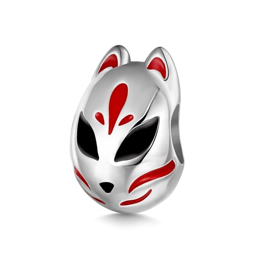 Image of GNOCE Japanese Charm Bead Silver Plated Pendant Dangle Charms fit Bracelet Jewelry Gift for Women