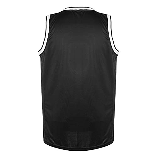 Image of MESOSPERO Blank Basketball Jersey 90S Hip Hop Clothing for Party,Mens Plain Mesh Athletic Practice Sports Shirts S-3XL