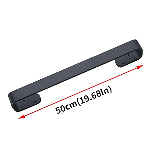 Barre serviette noire et crochets muraux anti-rouille en aluminium pour organiser la cuisine - 7