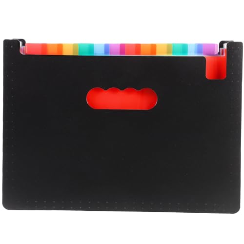 Organisateur de documents accordéon portable et trieur extensible de bureau