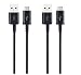 Produktbild 2 x XXL 150cm Original Micro USB Ladekabel Datenkabel für Samsung Galaxy S7/ S7 Edge/ S6/ S5/ S4/ A10/ M10/ A6, A6+ (2018) /A7 (2018)/ J4+/ J6+ J3/ J5/ J7/ A3/ A5/ A7 / Xcover4/ 3/ Displaytuch