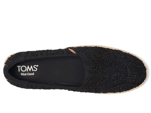 Image of TOMS Women's Valencia Platform Espadrille, Textile Upper, OrthoLite Insole