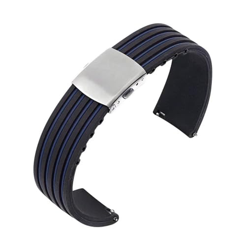 [VEł] VRXgbv ܂肽ݎobN[X X|[c h Y pxg oh vANZT[(Blue silver,22mm)