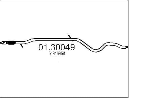 MTS Silencieux avant 01.30049