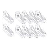 Perfeclan 10 Stück durchsichtiger Baby-Schuhspanner, tragbar, praktisch, langlebig, Vitrine, Stiefelhalter, formt die Aufbewahrung für Säuglingssocken, Booties, 9CM
