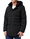 Tommy Hilfiger Herren Utility Parka Baby Jacke, Black, XL