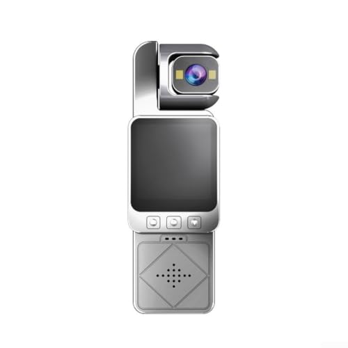 Cámara de Acción 4K para Ultra HD WiFi Cámara Deportiva con Estabilización EIS Caso Impermeable para Ciclismo Buceo Plata 17x2x5.5cm