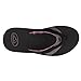 Reef Fanning Womens Bottle Opener Flip Flop, Arch Support, Durable Outsole, Water Friendly, Black/Grey, 9